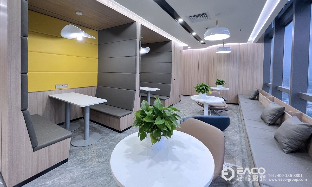 輕鬆合欢视频污｜1750㎡華潤置地，經典商務風辦公空間