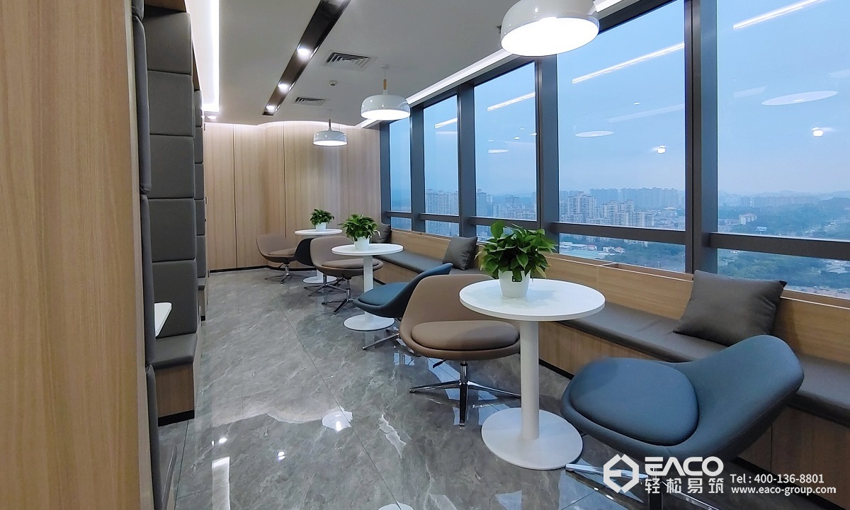 輕鬆合欢视频污｜1750㎡華潤置地，經典商務風辦公空間