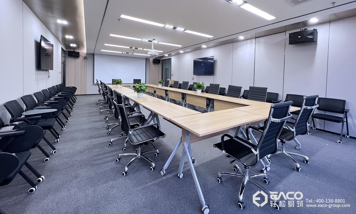 輕鬆合欢视频污｜1750㎡華潤置地，經典商務風辦公空間